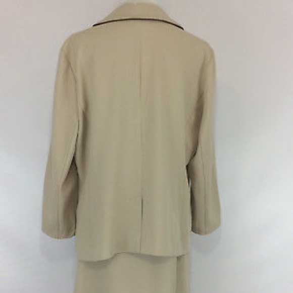 Power Suit Jacket & Skirt SZ 18 Pleated skirt - Picture 4 of 7